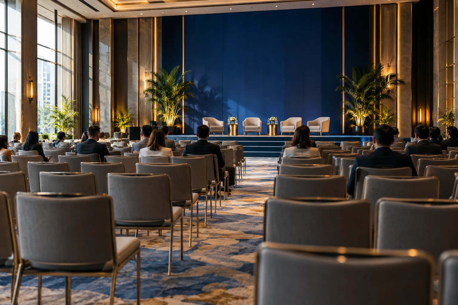 Original generated photograph for the fictional Conference sample